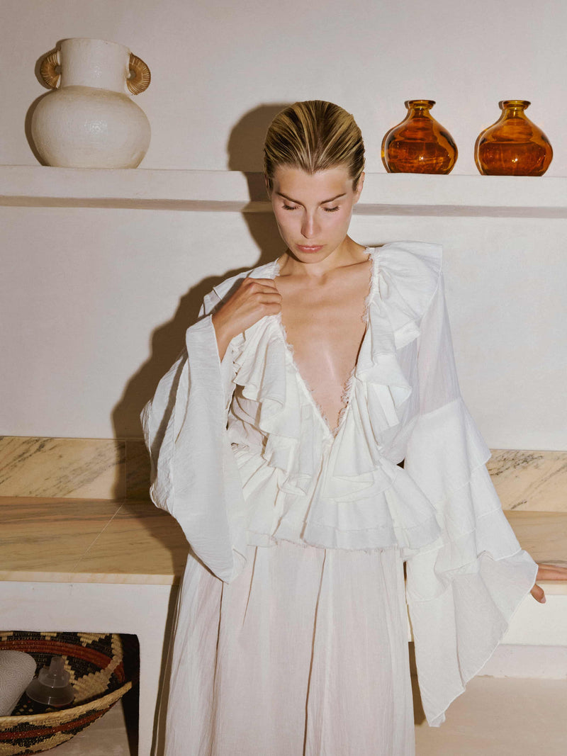 A Perfect Nomad campaign shoot on location in Ibiza produced by Seasky