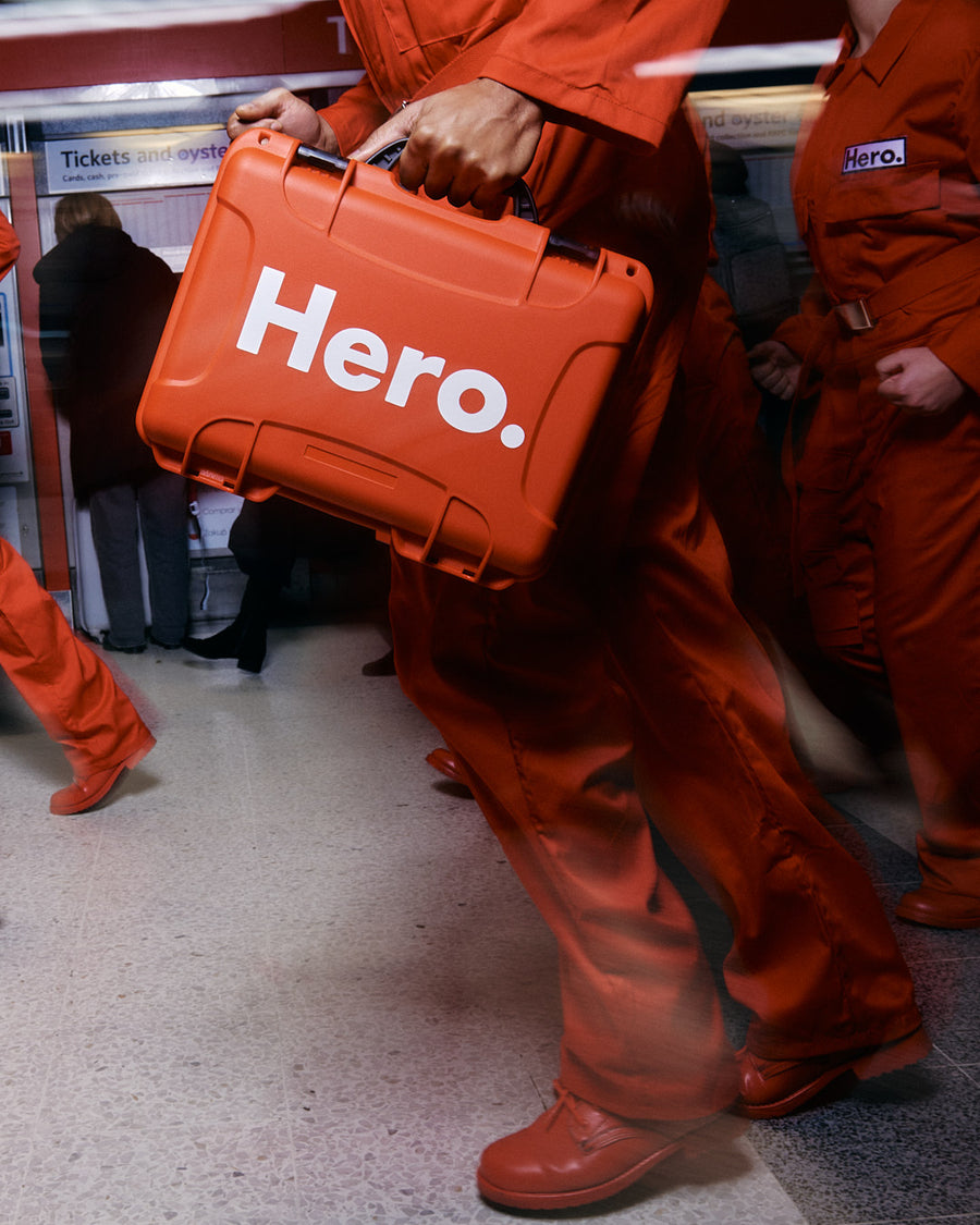 Seasky production crew filming a large-scale campaign activation in London